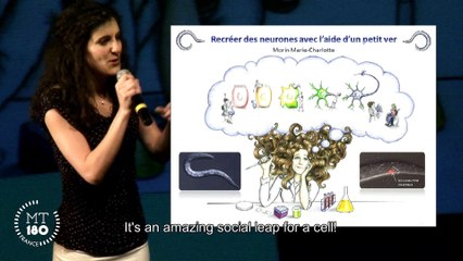 Marie-Charlotte Morin, winner of the French competition "Ma thèse en 180 secondes"