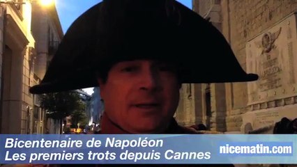 Bicentenaire de Napoléon : les premiers trots depuis Cannes