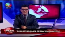 Ege Tv'de yayınlanan '' Çiğli Belediye Başkanı Hasan ARSLAN mahalle ziyaretlerini Aydınlıkevler'le sürdürdü ''. Haberi