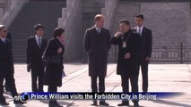 Prince William visits the Forbidden City on first China trip