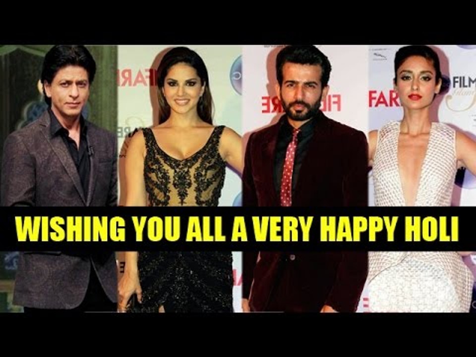 Bollywood Celebs Wishes HAPPY HOLI To Fans Around The World