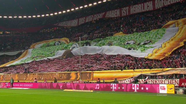 Tifo géant pour les 115 ans du Bayern Munich !