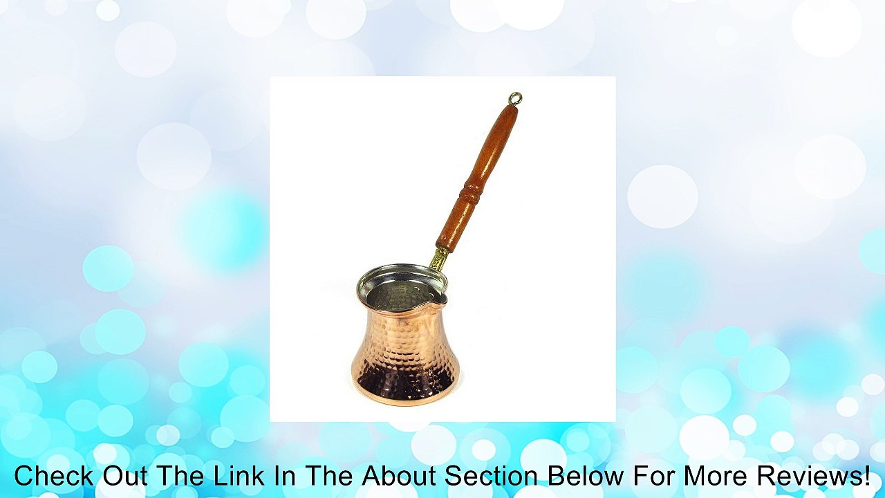 Turkish Coffee Pot (cezve/ibrik) with wooden handle - Medium 10 oz Review