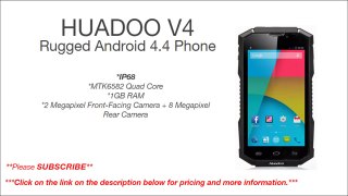 New China Gadgets Item - The Huadoo V4 Android 4.4 Phone is One Tough as Nails Phone