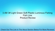 3.4M 3# Light Green Soft Plastic Luminous Fishing Fish Line Review
