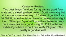 BDK SW-709-BK-S Black Odorless Simulated Leather Steering Wheel Cover Review