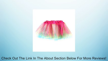 Claire's Accessories Girls Rainbow Tulle and Glitter Tutu Review