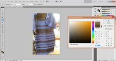 what color is this Dress Explained with Photoshop 2015