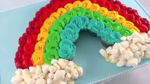 Cupcakes! Rainbow Cupcake Pull-Apart Cake! Make a Rainbow cake out of Mini Cupcakes!