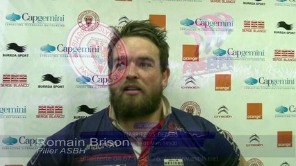 22° Journée de ProD2 Biarritz - ASBH Réaction Romain Brison