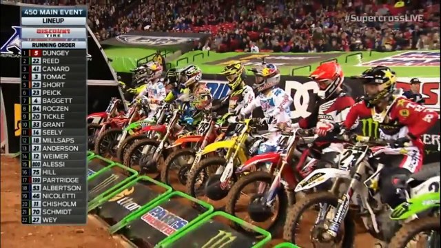 AMA Supercross 2015 Atlanta 2 RD 9 450 Main Event Part 1
