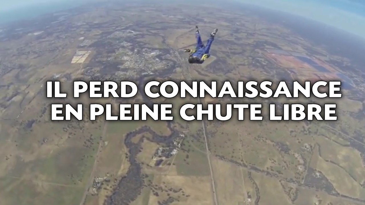 Il perd connaissance en pleine chute libre à 2.700 mètres d'altitude