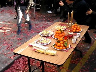 Nouvel An Chinois Vietnamien Pétard Chinatown Paris Happy Têt 2015 Mov2