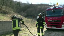 Rieti - Esplosione fabbrica di fuochi d'artificio (28.02.15)