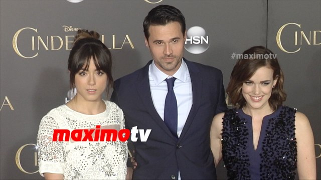 Agents Of S.H.I.E.L.D. Chloe Bennet, Brett Dalton, Elizabeth Henstridge CINDERELLA World Premiere