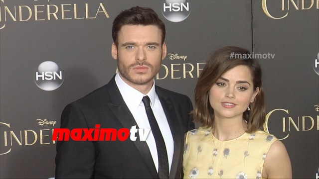 Cinderella World Premiere: Richard Madden and Jenna Coleman Red Carpet Arrivals