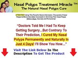 Nasal Polyps Treatment Miracle  THE SHOCKING TRUTH Bonus   Discount
