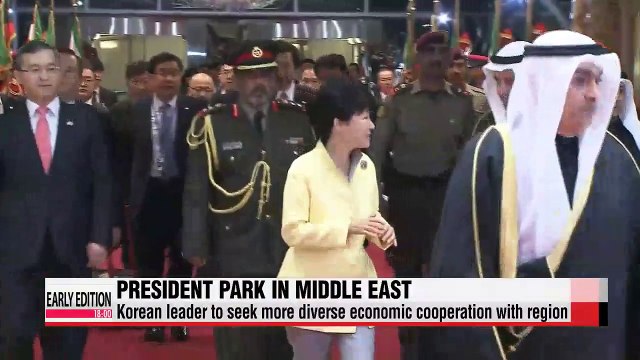 President Park aiming to diversify Korea's economic cooperation with Middle East