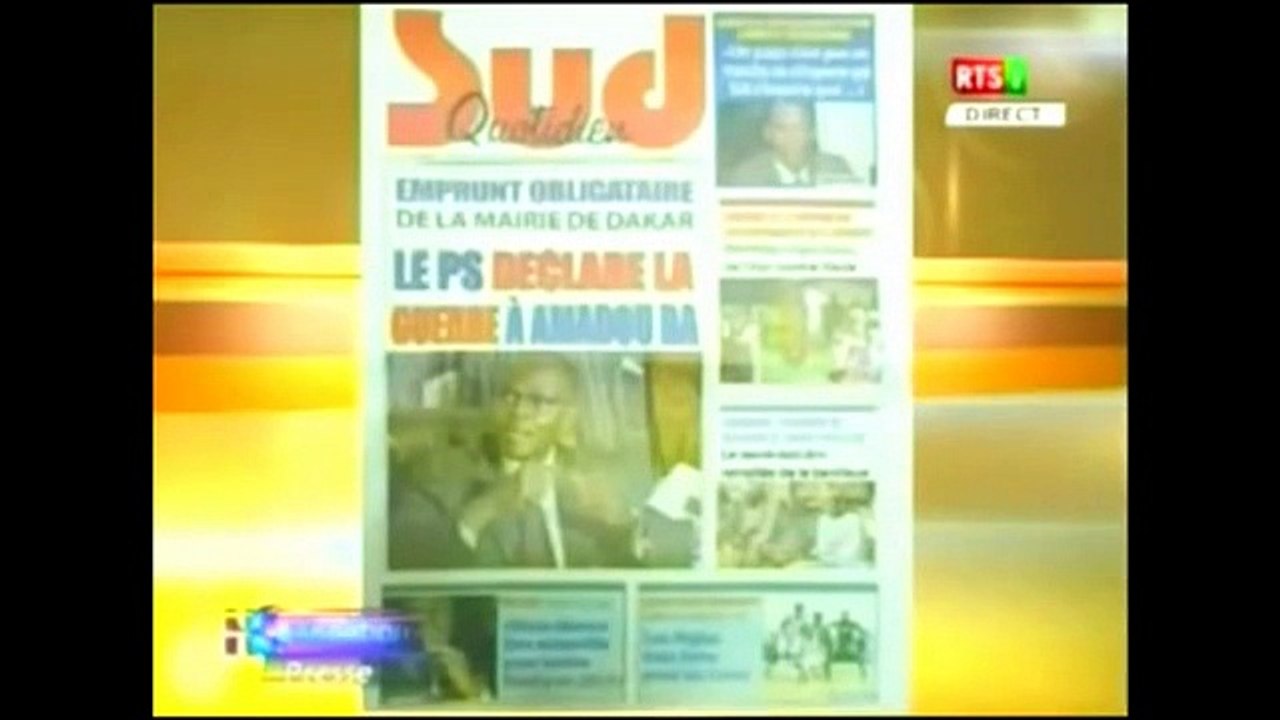 Revue De Presse Kenkelibaa RTS1 du 02 Mars 2015