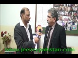Mr. Shehzad Haroon Bhutta (DEO) Special Education Lahore talking with Naveed Farooqi of Jeevey pakistan News on Women Day celebrated in Gung Mehal Lahore.