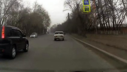 Rusya’da trafik canavarı kamerada