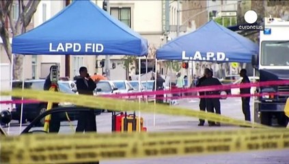 La policía mata a un indigente en un forcejeo en Skid Row, en Los Ángeles