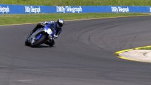 La nouvelle Yamaha R1 en action à Eathern Creek