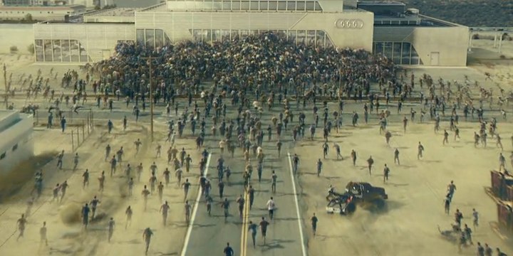 La pub Audi version World War Z