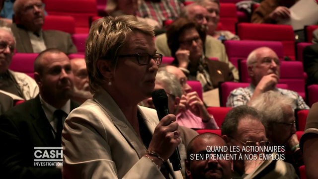 Cash Investigation : Elise Lucet à l'AG annuelle des actionnaires de Sanofi