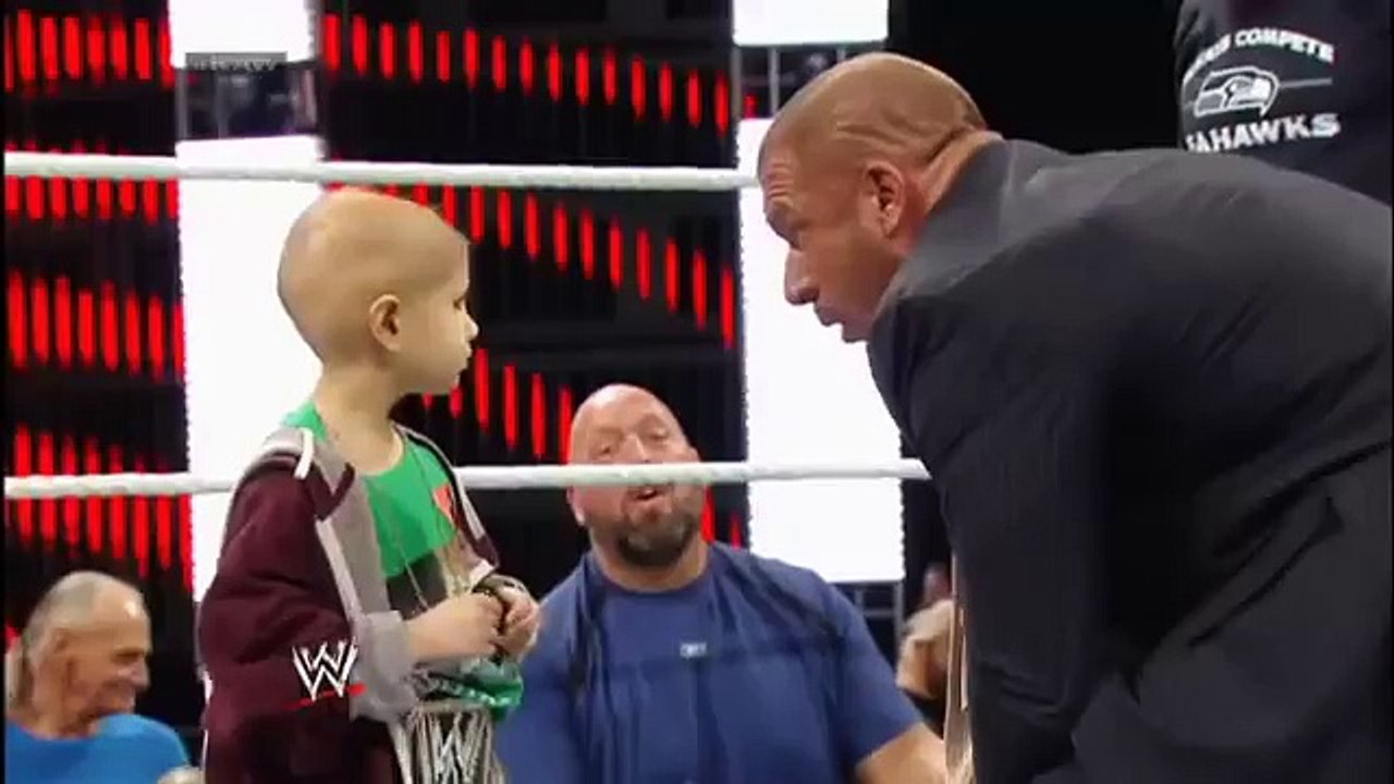 Connor The Crusher, A Boy With Cancer Meets His WWE Hero