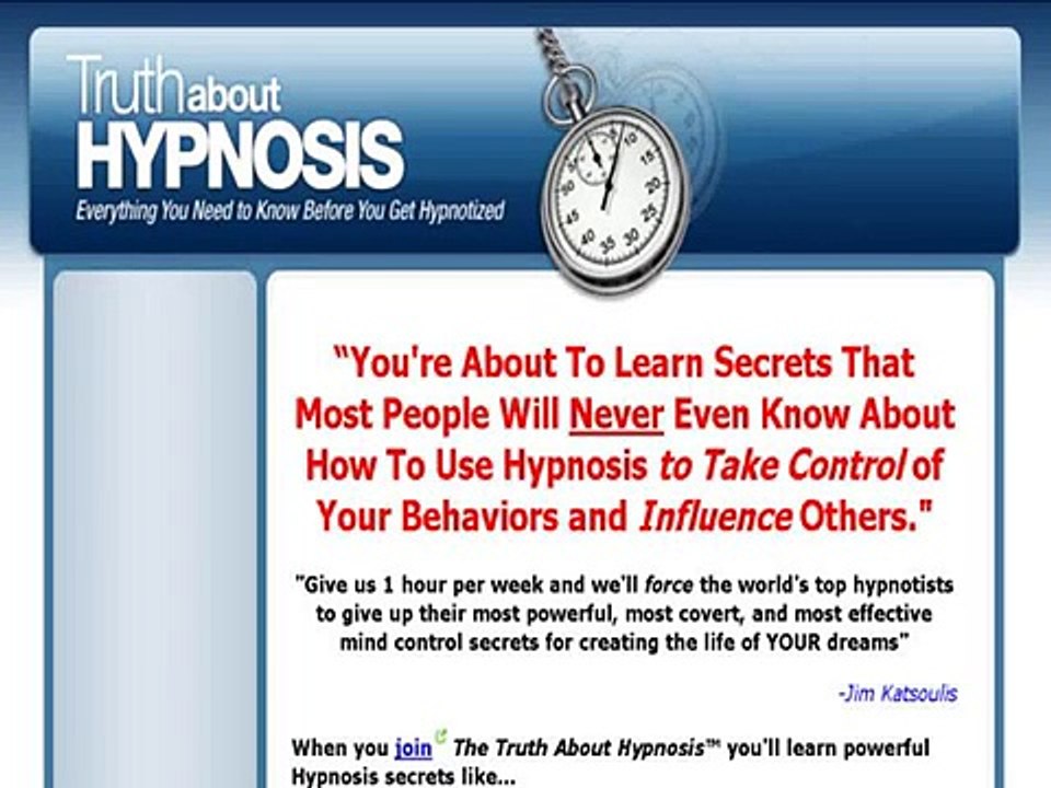 Truth About Hypnosis