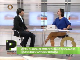 Alejandro Vivas: El alcalde metropolitano sigue siendo Ledezma