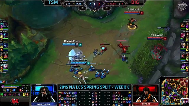 TSM vs Dignitas - LCS NA 2015 - W6D1 - Spring Split - FR - YouTube