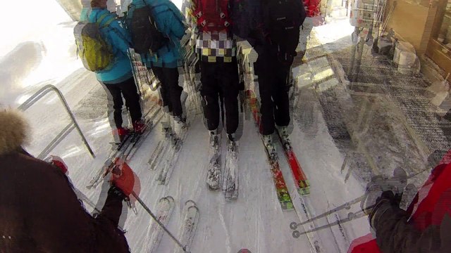 Session ski à la clusaz - Gopro