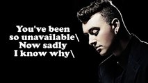 Sam Smith - I'm Not The Only One (Lyrics On Screen)