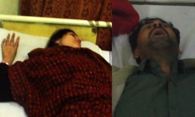 Young couple hospitalised after feeding acid in Gujranwala