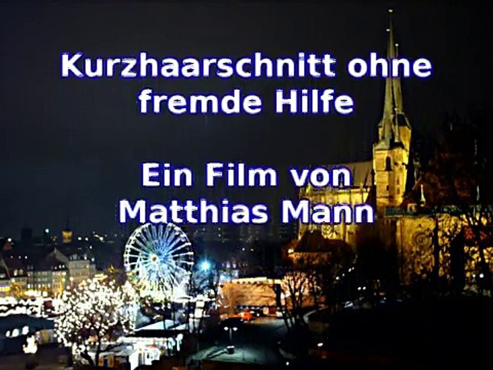 Kurzhaarschnitt mit haarschneidemaschine selbst gemacht