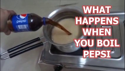 SHOCKING Let's check what happens when we boil the cold drinks that we've been drinking!