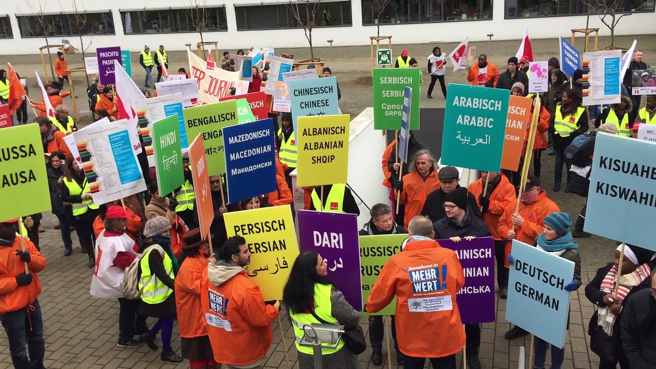 Dw protest in bonn on 230215