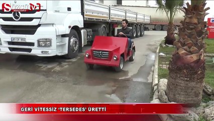 Geri vitessiz ‘Tersedes’ üretti