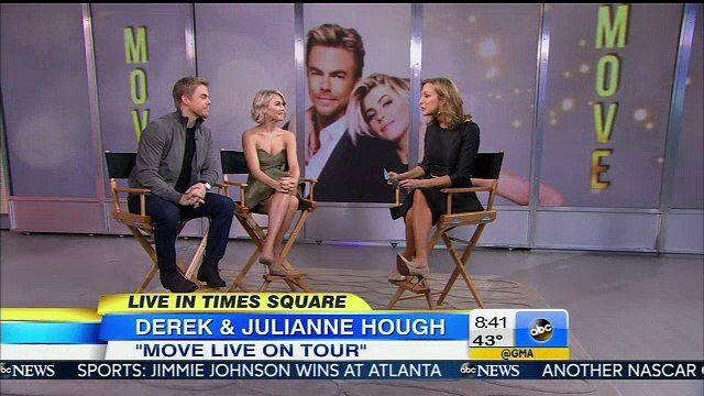 Derek Hough and Julianne Hough On Good Morning America