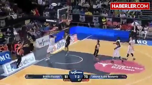 Bilbao Basket - Laboral Kutxa Maçında Ortalık Karıştı