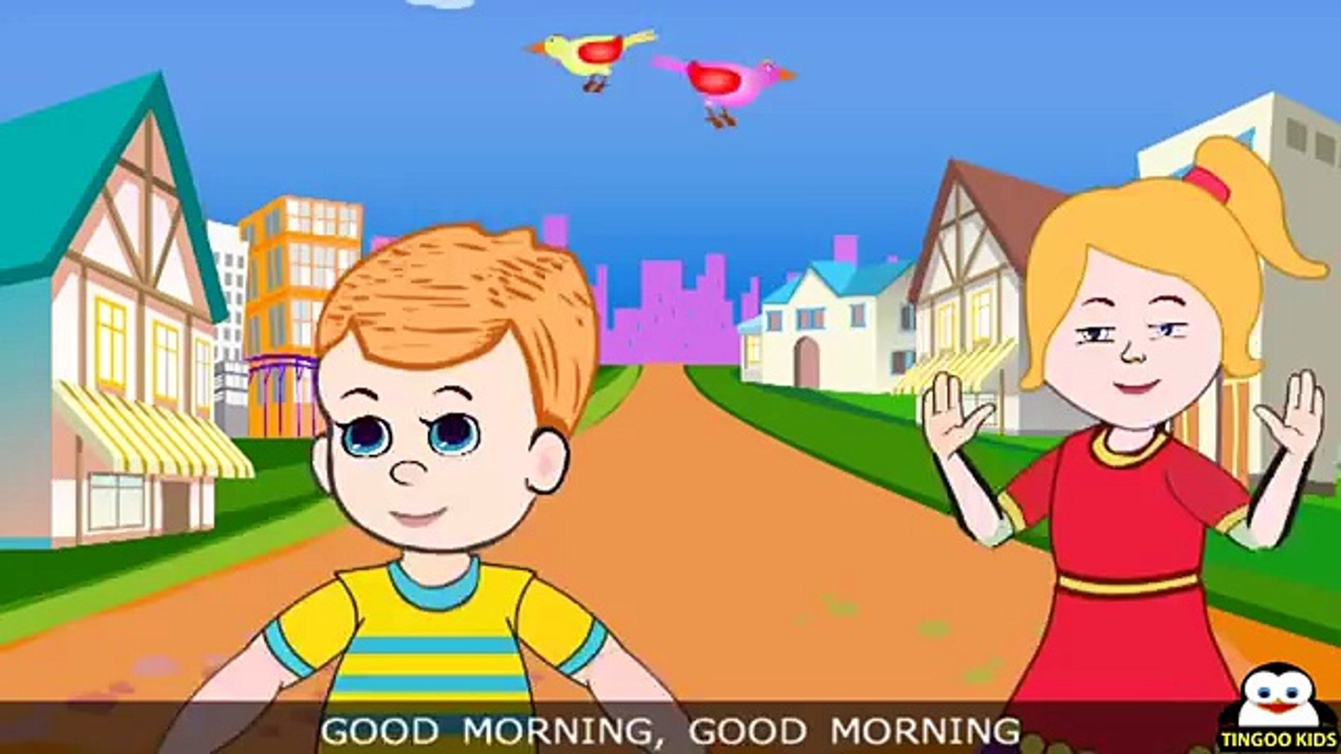 Nursery Rhymes Good Morning! Good Morning! Kids, Learn To Say Good Morning  By TingooKids - video Dailymotion