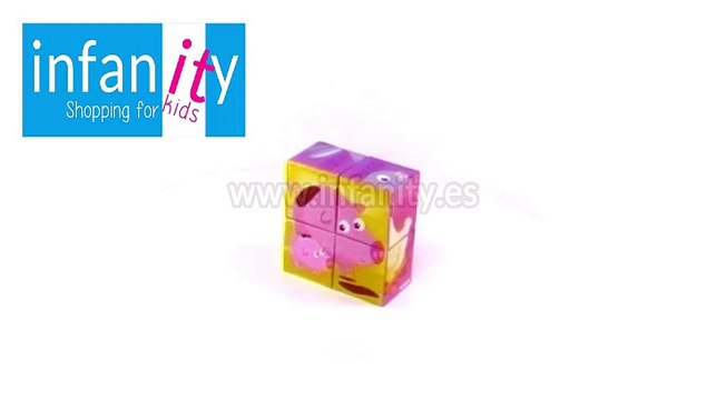 Puzzle 4 cubos granja