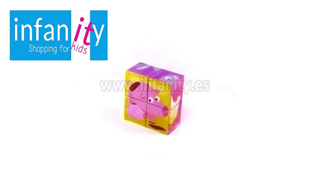 Puzzle 4 cubos granja
