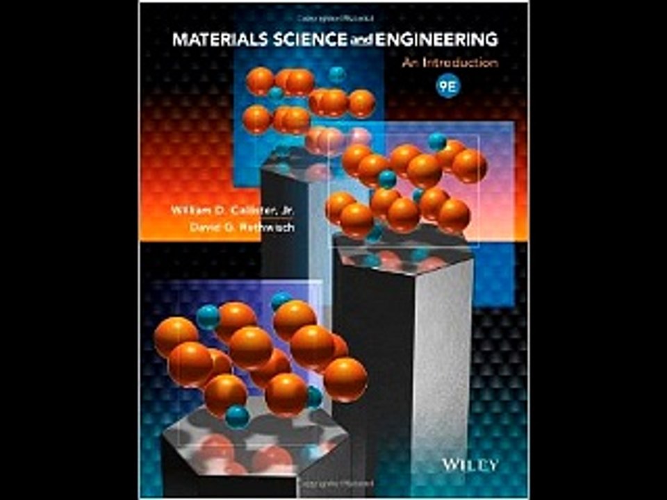 Materials Science and Engineering: An Introduction David G. Rethwisch PDF Download