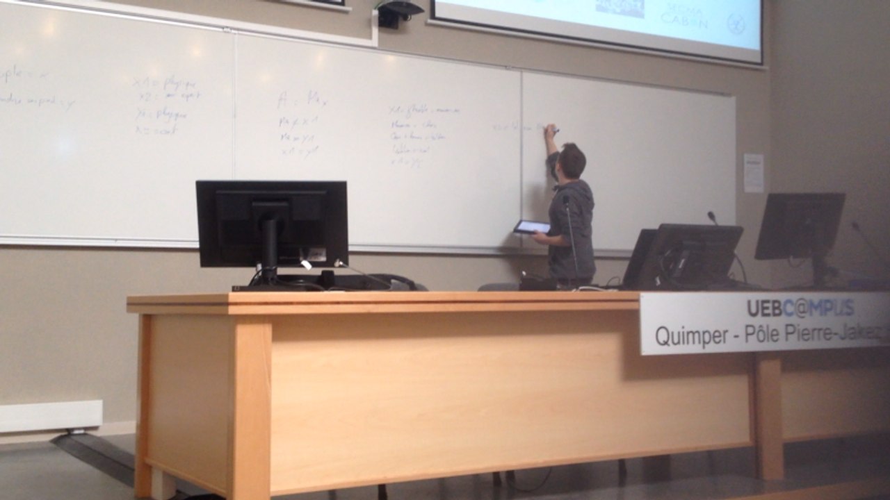 Concours d'éloquence de l'association Ad Hoc : prestation d'Arthur