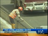 El paso lateral de Latacunga – Salcedo estará listo a finales de marzo