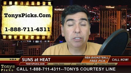 Miami Heat vs. Phoenix Suns Free Pick Prediction NBA Pro Basketball Odds Preview 3-2-2015