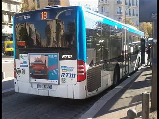 [Sound] Bus Mercedes-Benz Citaro Facelift n°1238 de la RTM - Marseille sur les lignes 17 et 19